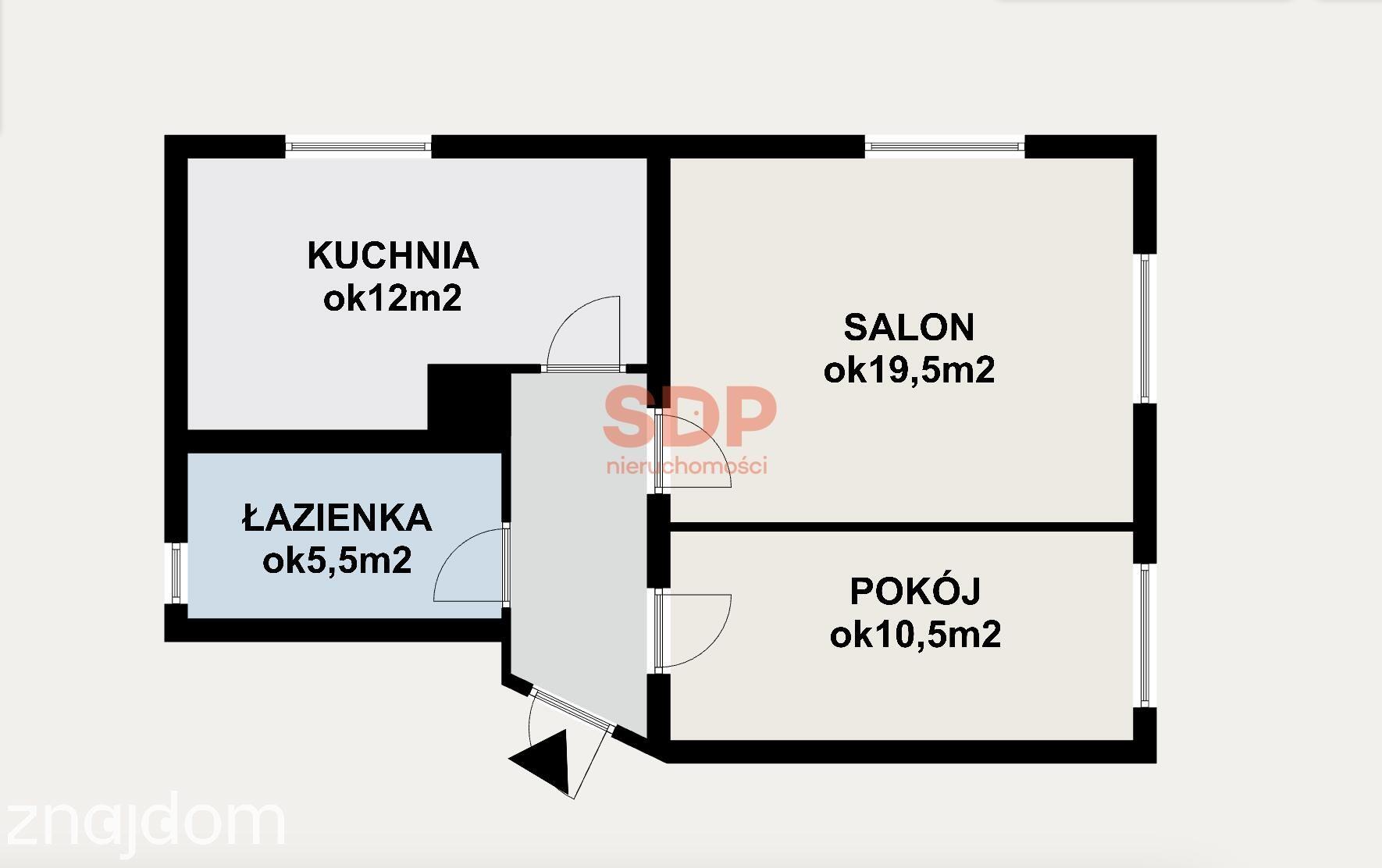 2-pokojowe mieszkanie 51 m² | Wrocław – Sępolno | Zielona okolica - zdjęcie 10
