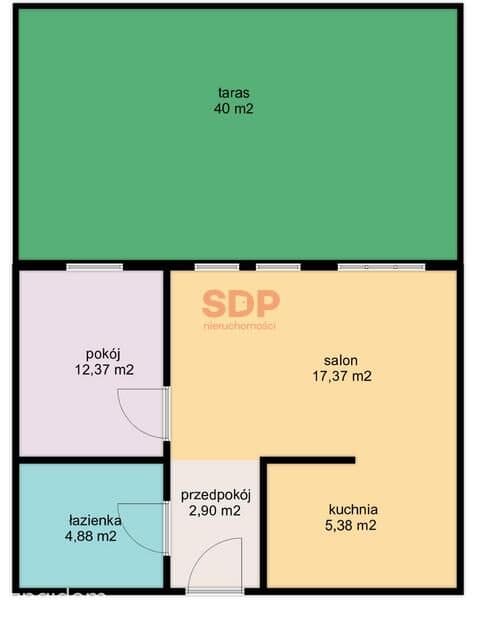 2 pokoje na Gądowie | taras 40 m2 - zdjęcie 12