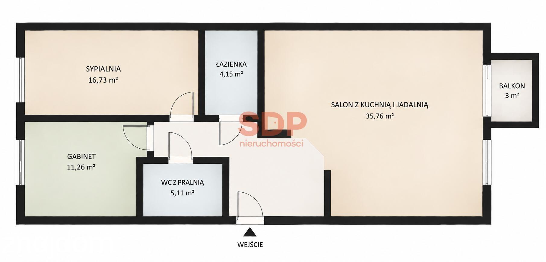 Apartament | Port Popowice | 85,83 m² - zdjęcie 12