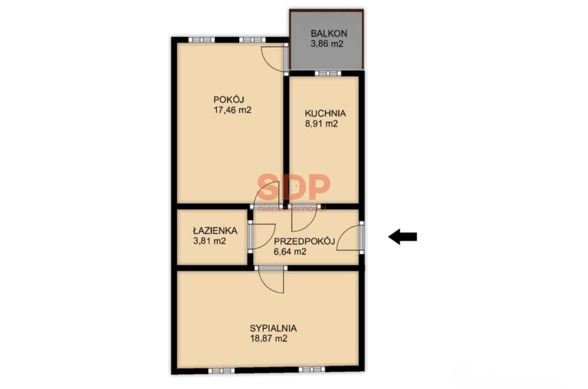 Maślice|2 pokoje z odzielną kuchnią|duży garaż 21m2|komórka lokatorska - zdjęcie 6