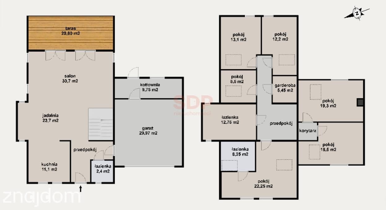 6 sypialni, 2 auta w garażu, działka 862m2 - zdjęcie 7