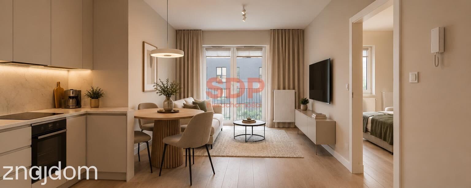 2 pokoje | 39,51 m² | BOHO | ul. Wodna | Łódź Fabryczna | EC1