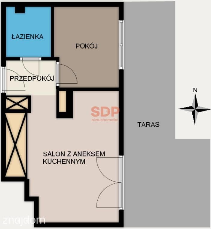 2 pokoje | 20 m² tarasu | ostatnie piętro | widok na Wrocław - zdjęcie 13