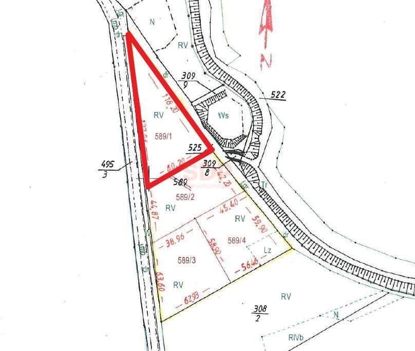 3.554 m2, siedliskowa, woda i prąd