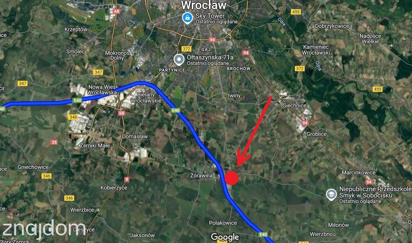 Działka usługowa przy A4, 10.001 m2, Wojkowice/Żórawina - zdjęcie 5