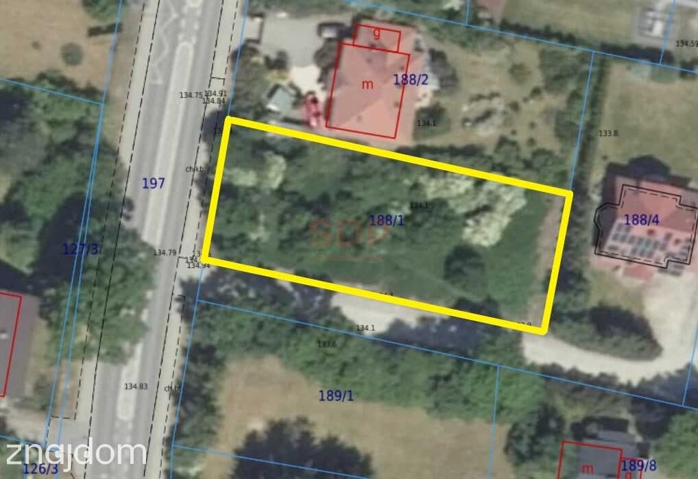 Działka budowlana, 1001 m2, pnb