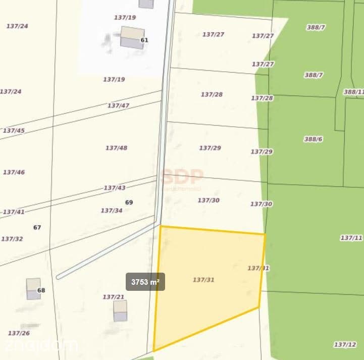 Działka mieszkaniowo-rekreacyjna o powierzchni 3753m2 w Nowej Wsi - zdjęcie 5