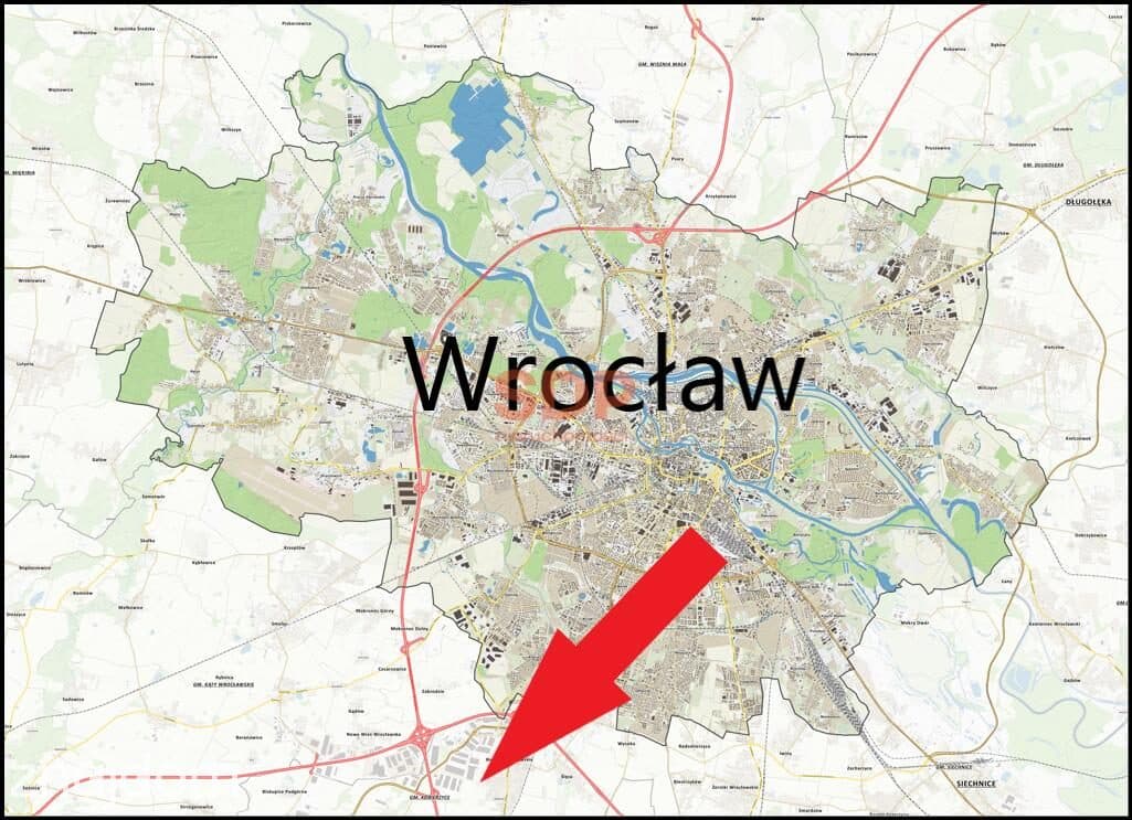 Bielany Wrocławskie - działka usługowa, 10.768 m2, mpzp - zdjęcie 7