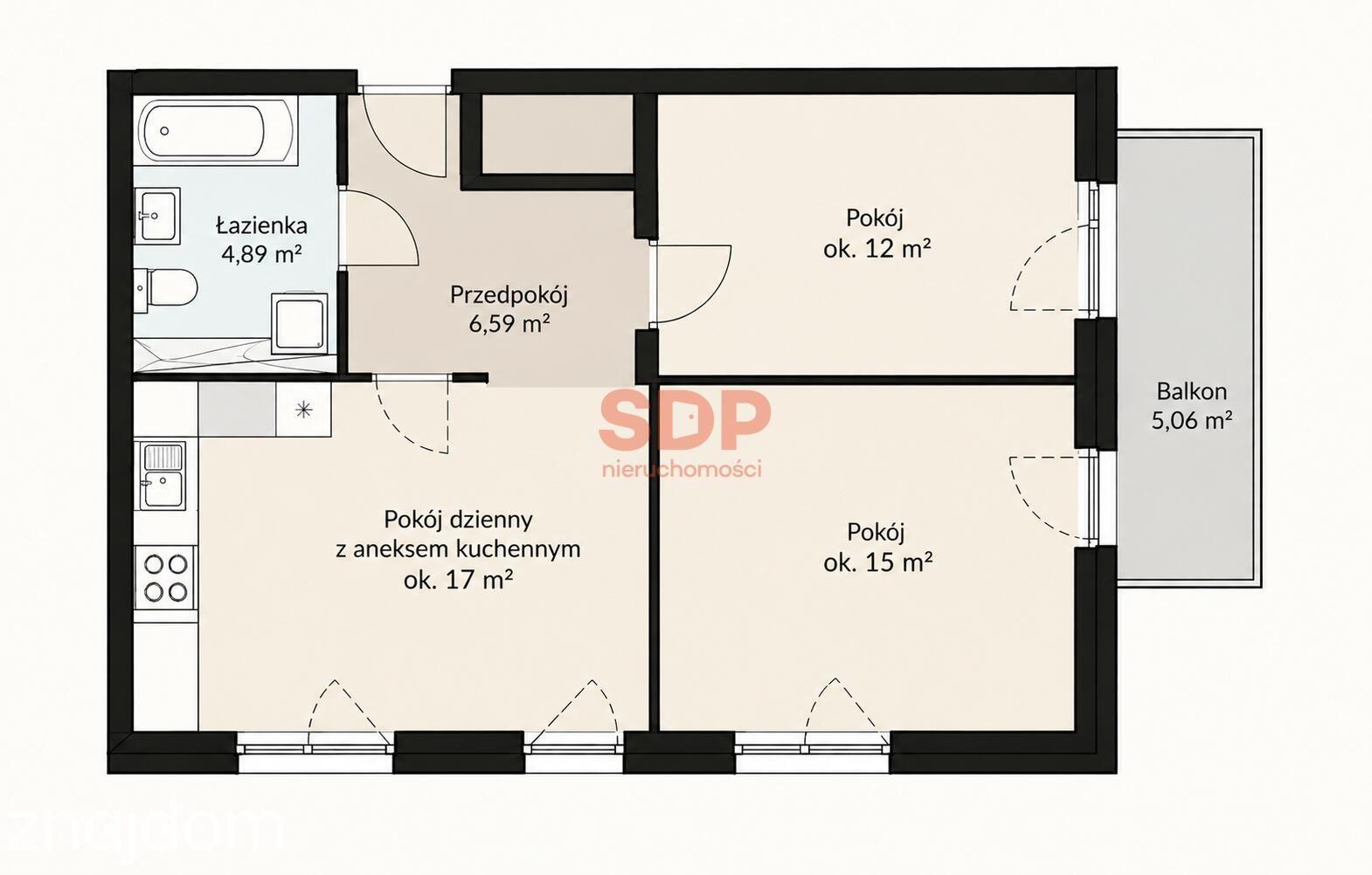Nowoczesne 3 pokoje blisko Rynku | Garaż | Balkon | Klimatyzacja - zdjęcie 3