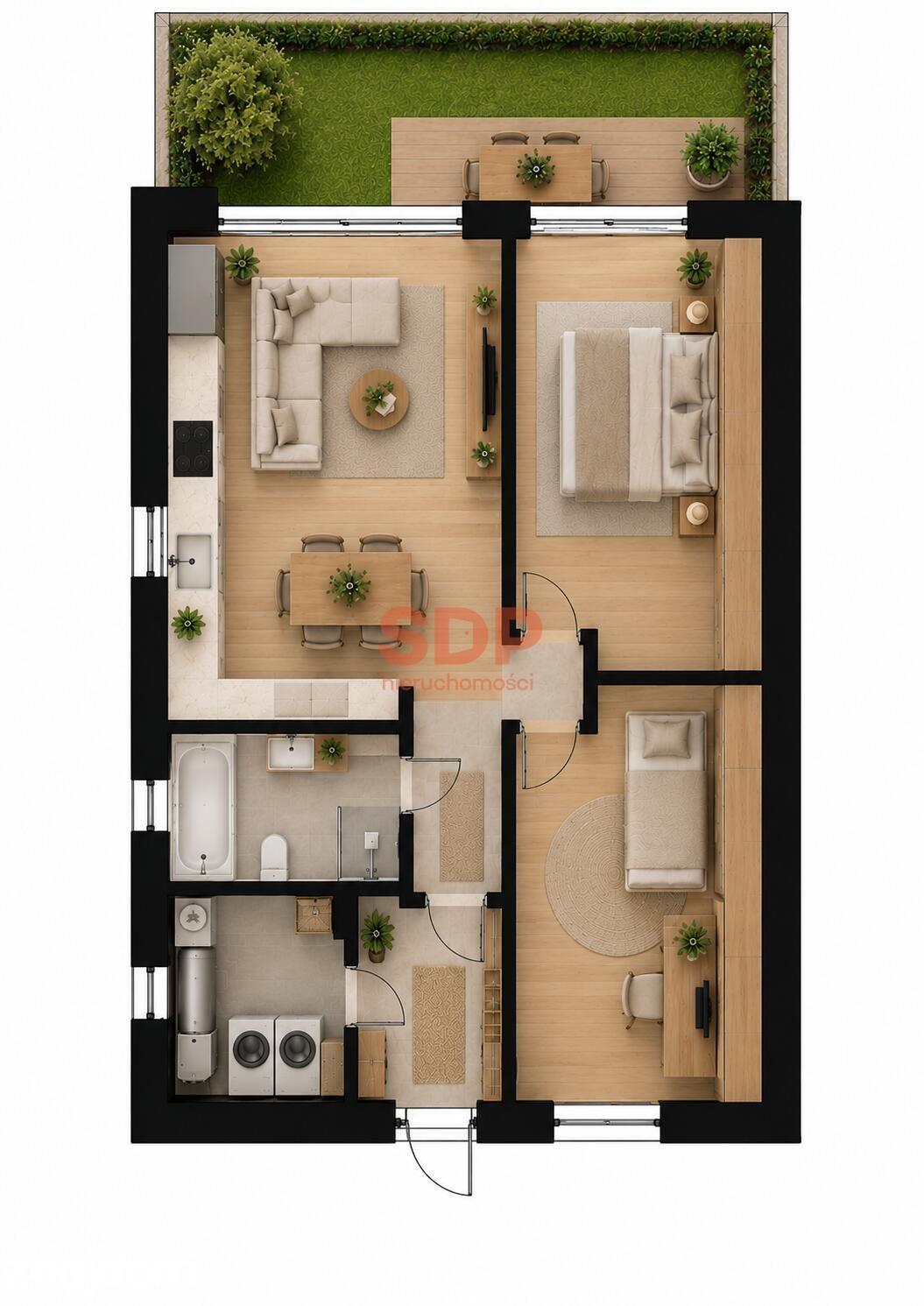 DOM W CENIE MIESZKANIA Z OGRODEM | 81,63 m² | MOŻLIWOŚĆ 4 POKOJU - zdjęcie 5