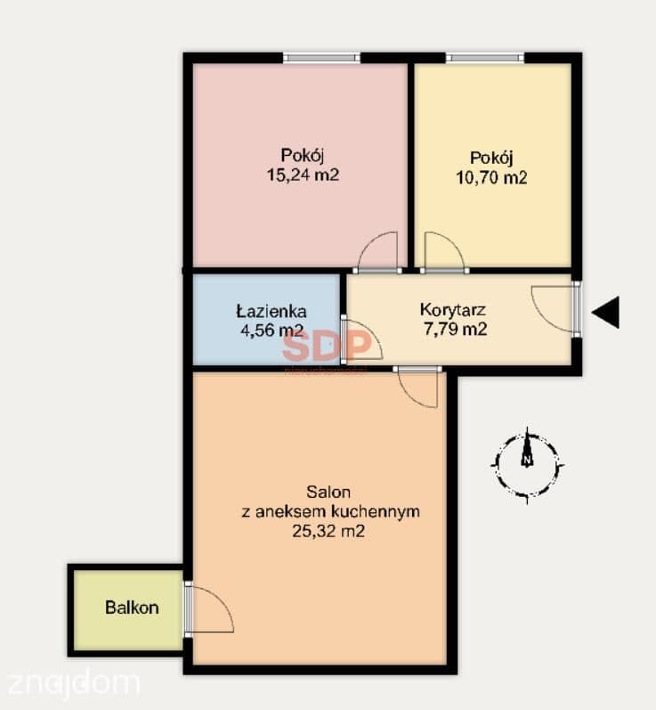 Nowe 3 pokoje | 63,61 m2 | Bielany | Stwórz swój własny klimat - zdjęcie 5