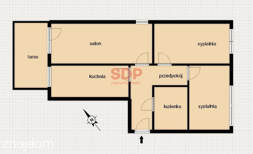 3 pokoje, rozkładowe, 14 minut od Pl. Grunwaldzkiego - zdjęcie 8