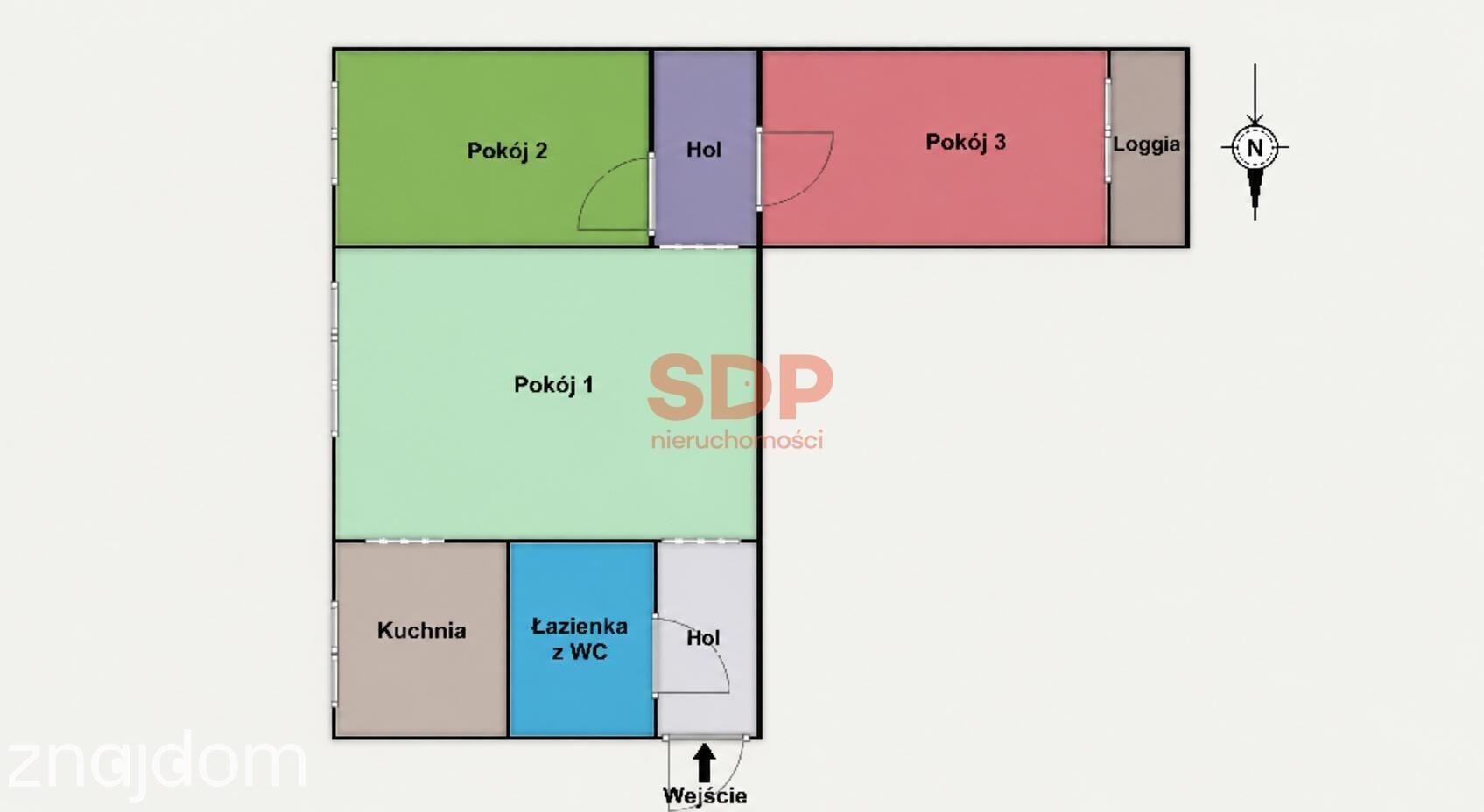 Wygodny układ | 3 pokoje | balkon - zdjęcie 7