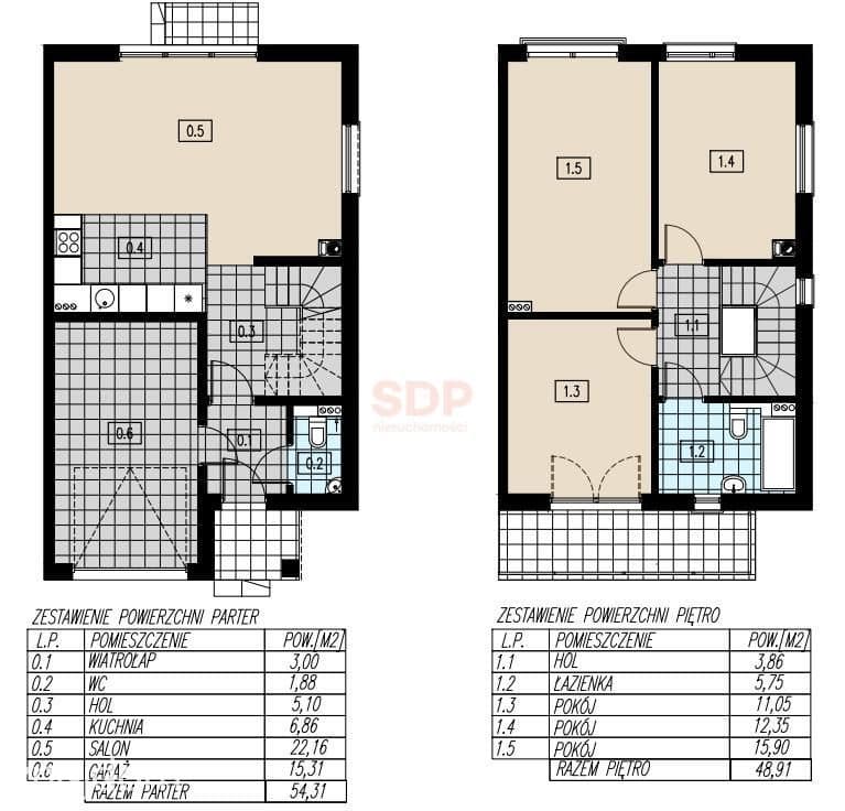 Bliźniak 103 m² z pompą ciepła – Pełczyce - zdjęcie 6