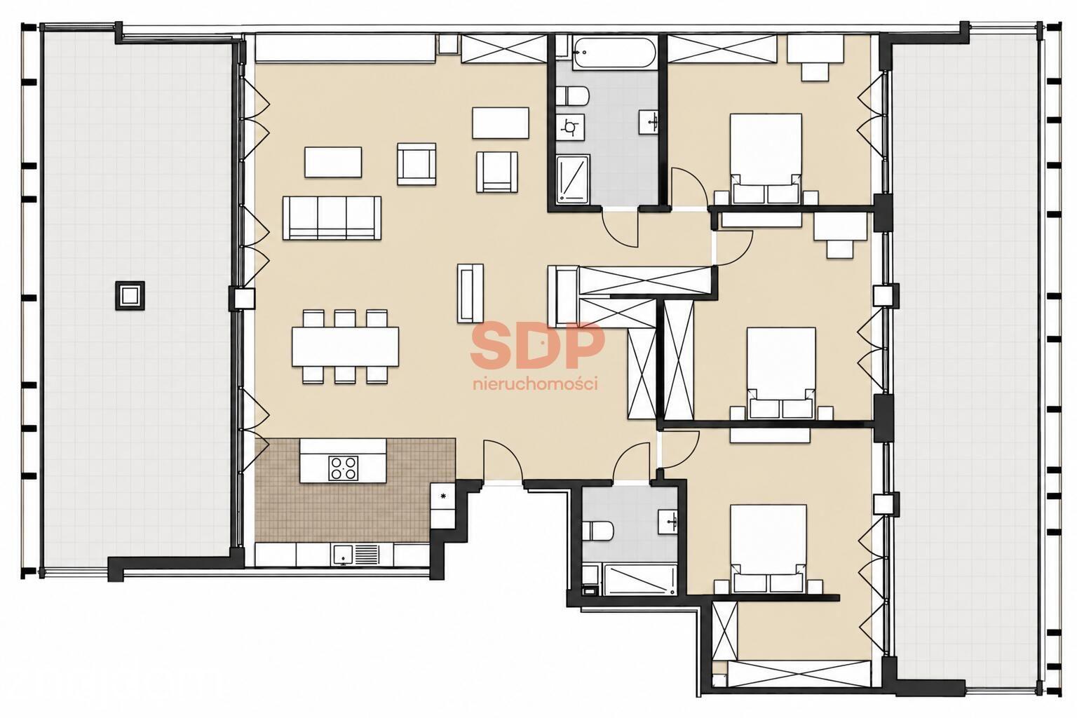 Luksusowy apartament z salonem o pow. 54,55 m2 - zdjęcie 5