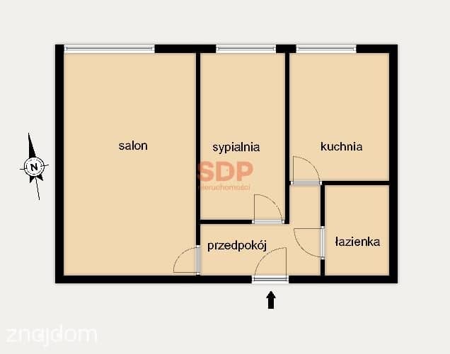 2 pokoje na Biskupinie, winda, piwnica - zdjęcie 6