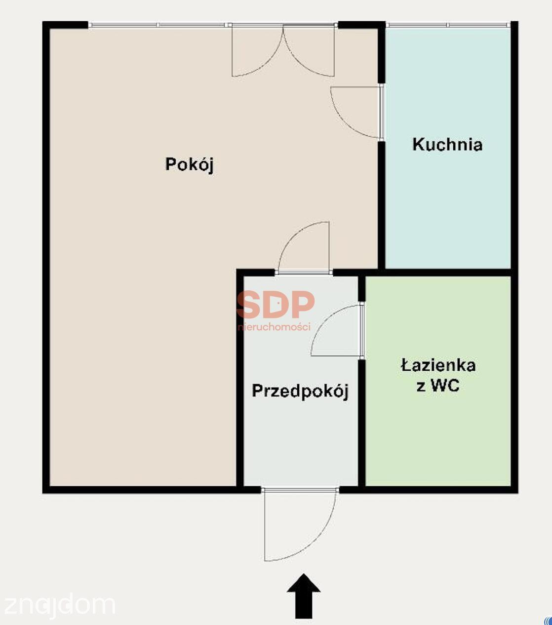 Kawalerka z osobną kuchnią w okolicy Ronda Powstańców Śląskich - zdjęcie 5