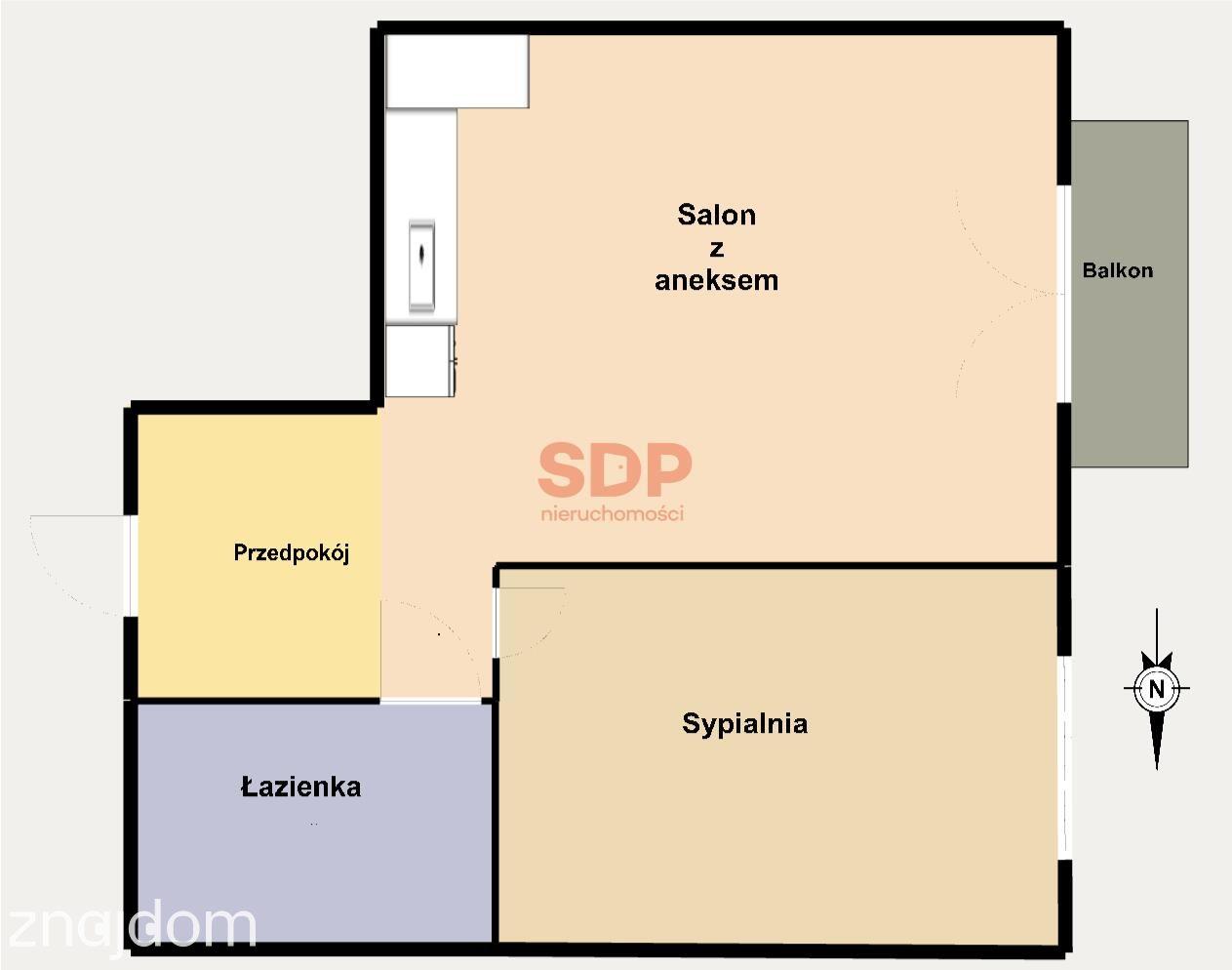 Radiostacja | 46,56 m² | 2 pokoje | Wysoki standard | balkon I Parking - zdjęcie 13