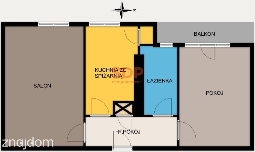 Mieszkanie 2-pokojowe z widokiem na zieleń|balkon|piwnica - zdjęcie 12