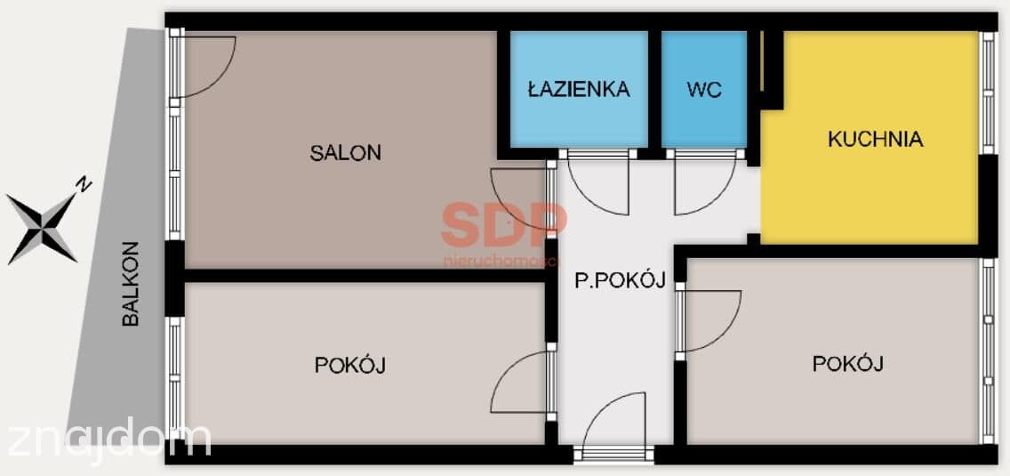 Mieszkanie 3-pokojowe blisko centrum | Popowice | Balkon | Piwnica - zdjęcie 10