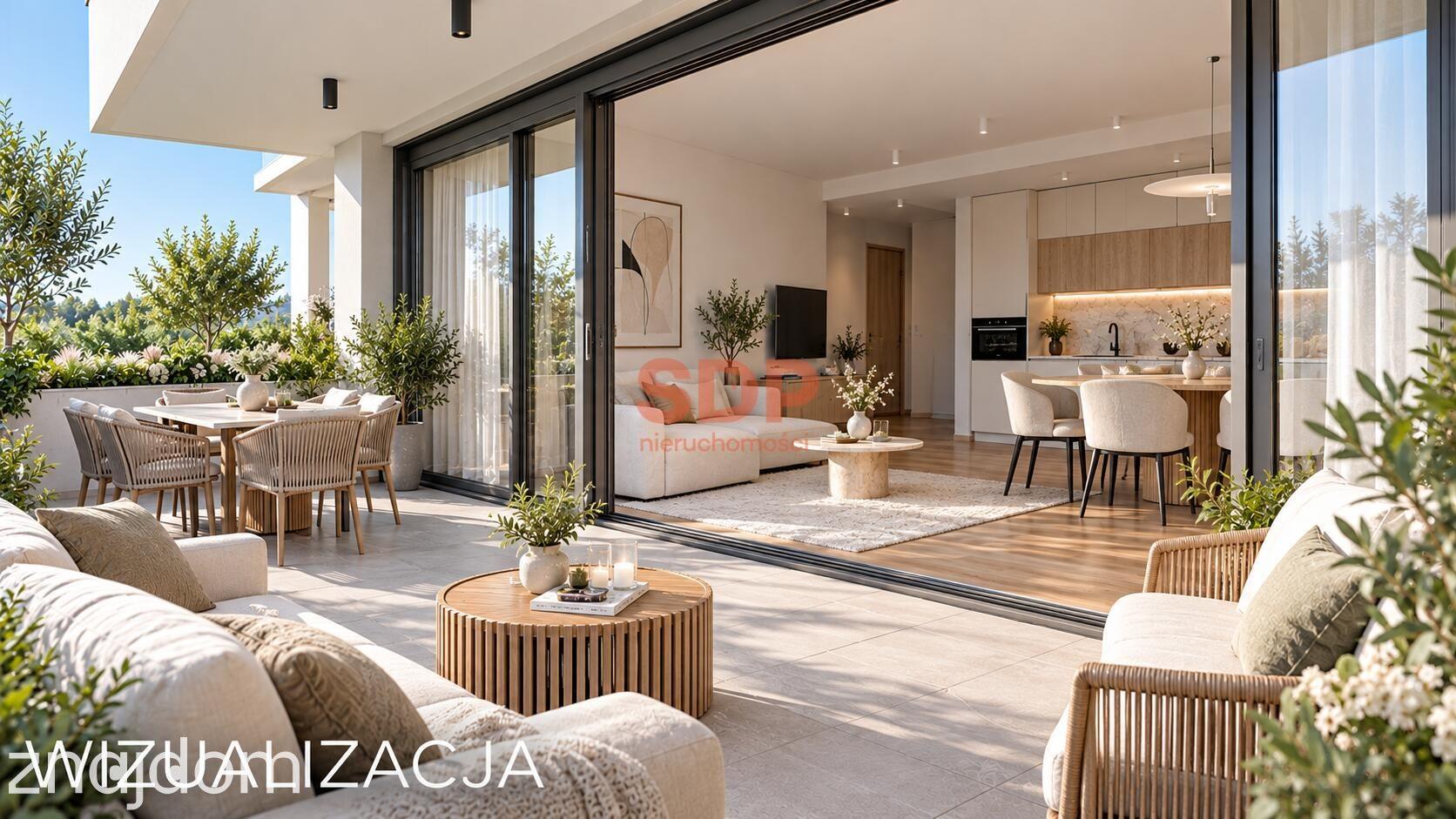 Dwa pokoje z tarasem 19 m² na Starym Mieście