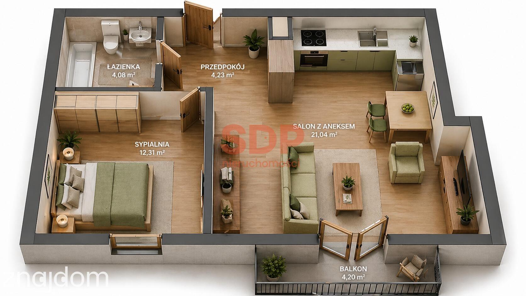 2 pokoje | do aranżacji | balkon| komórka i miejsce post. w cenie! - zdjęcie 4