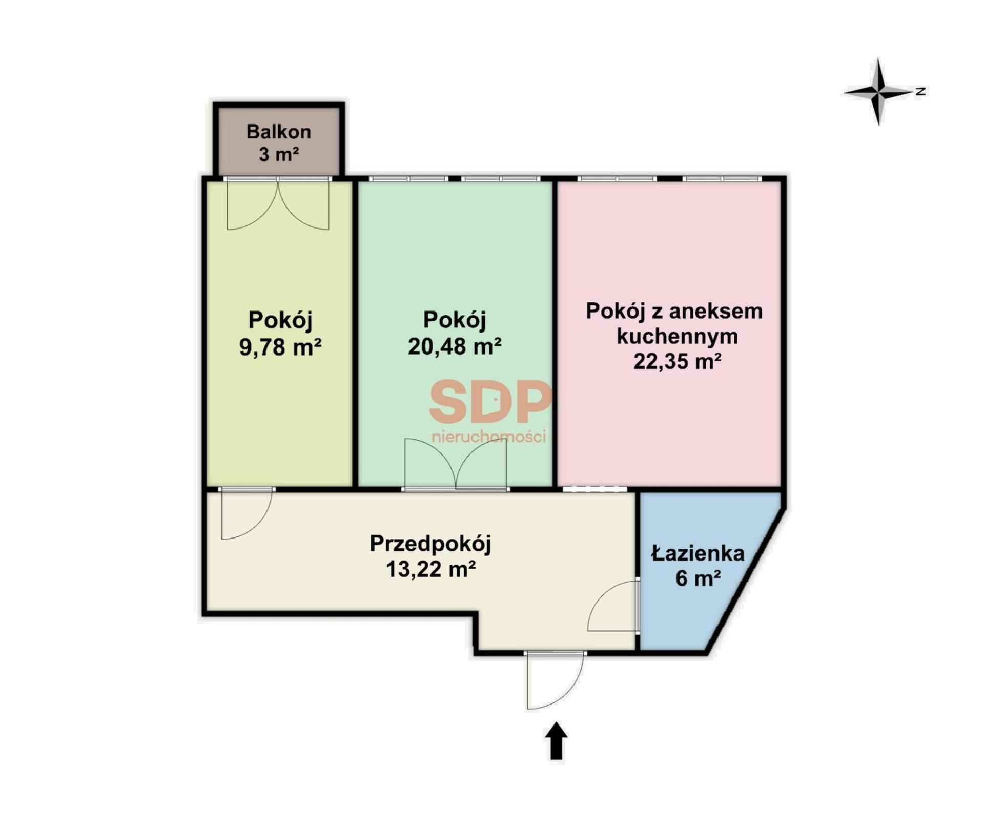 Przestronne 3 pokoje 72,4 m² po remoncie | Balkon - zdjęcie 5