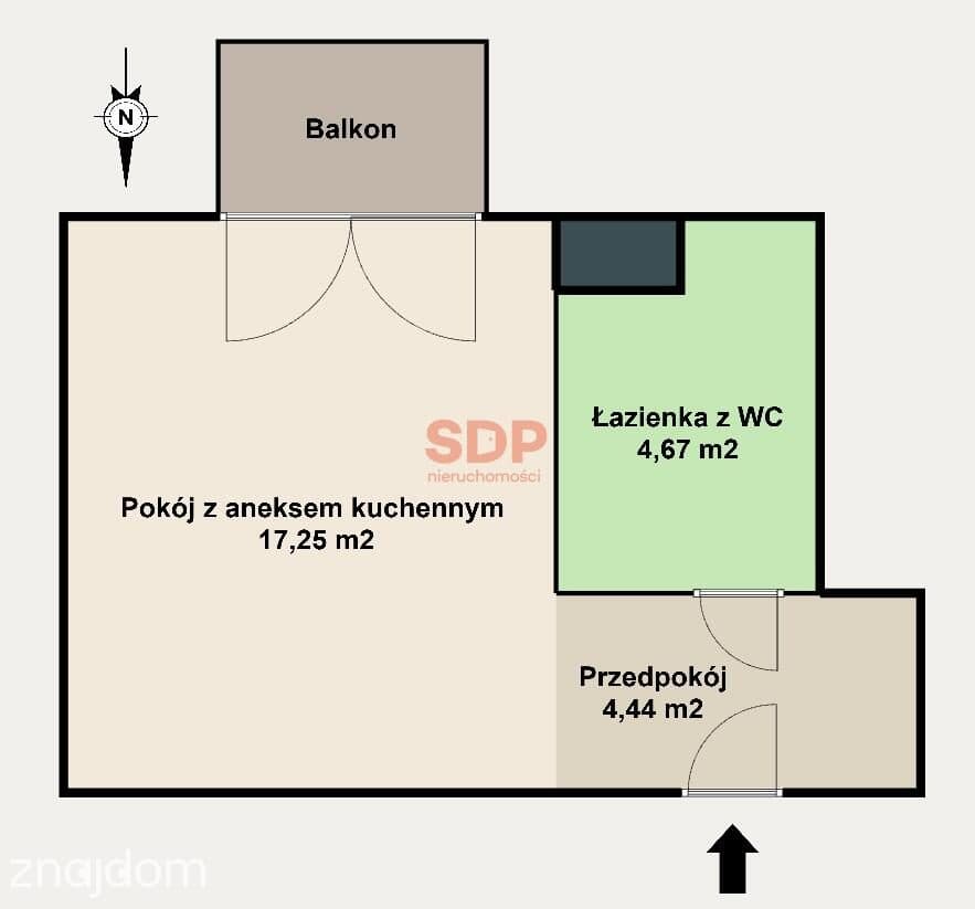 Kompaktowa kawalerka|na start lub inwestycja|2019|duży balkon|Nadodrze - zdjęcie 6