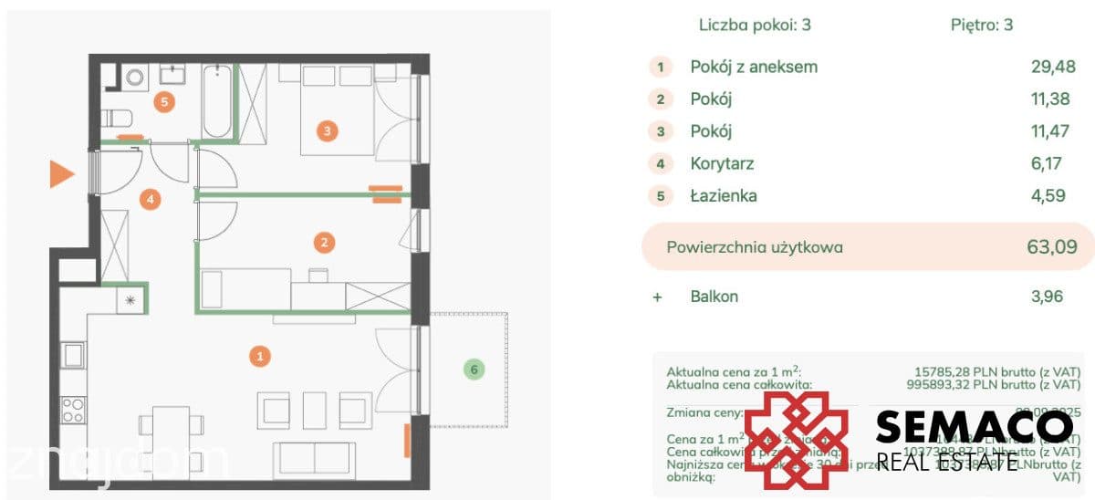 Promocja! | 3 Pok. | Inwestycja | Dla Rodziny 2+1 - zdjęcie 8