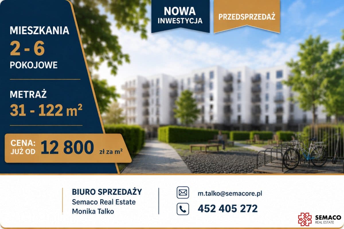 Przedsprzedaż/ Czyżyny/ 5 pokoi/ nowa inwestycja