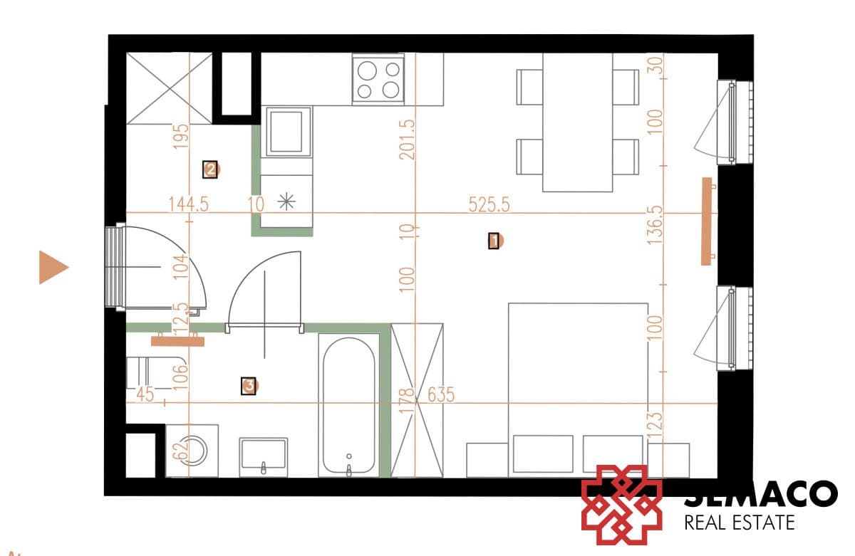 31,47 m2 |ul. Portowa| 1 pok.| BEZ PROWIZJI - zdjęcie 13