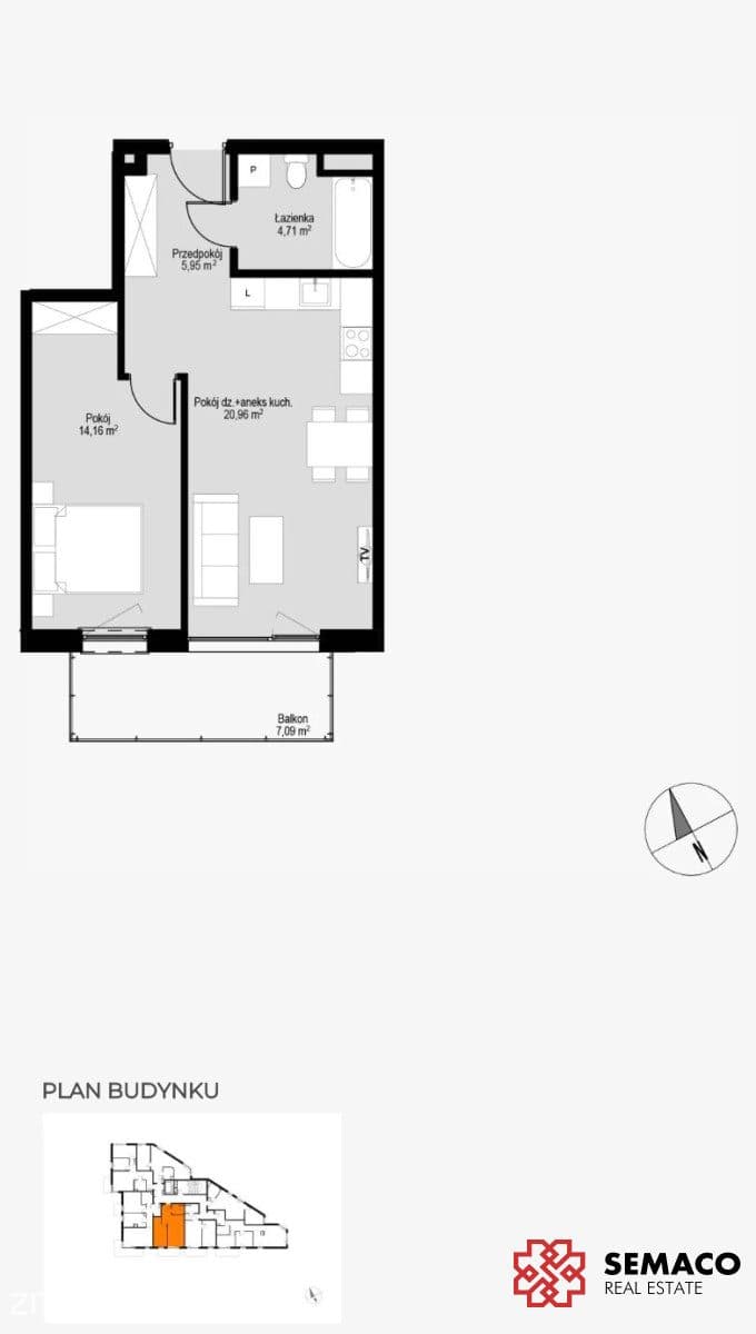 Gotowe/2 pok./45 m²/Prądnik Czerwony/ - zdjęcie 4
