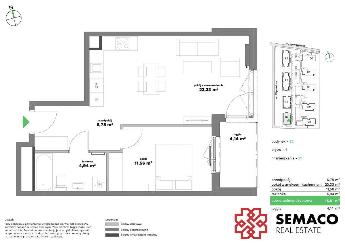 Gotowe/Bronowice/2pok/46m2/Loggia/Bez prowizji - zdjęcie 8