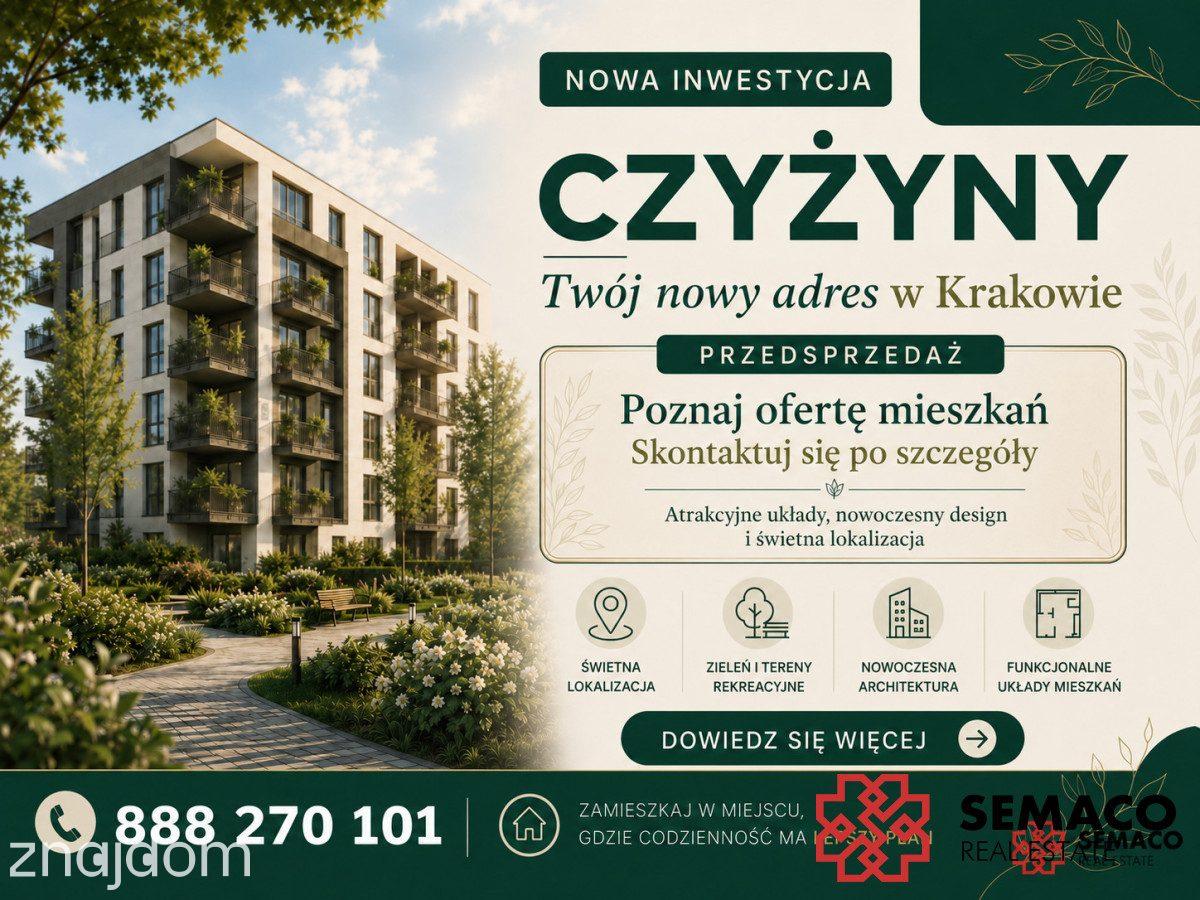 Przedsprzedaż| 3-pok mieszkanie| 59.45 m²| Czyżyny