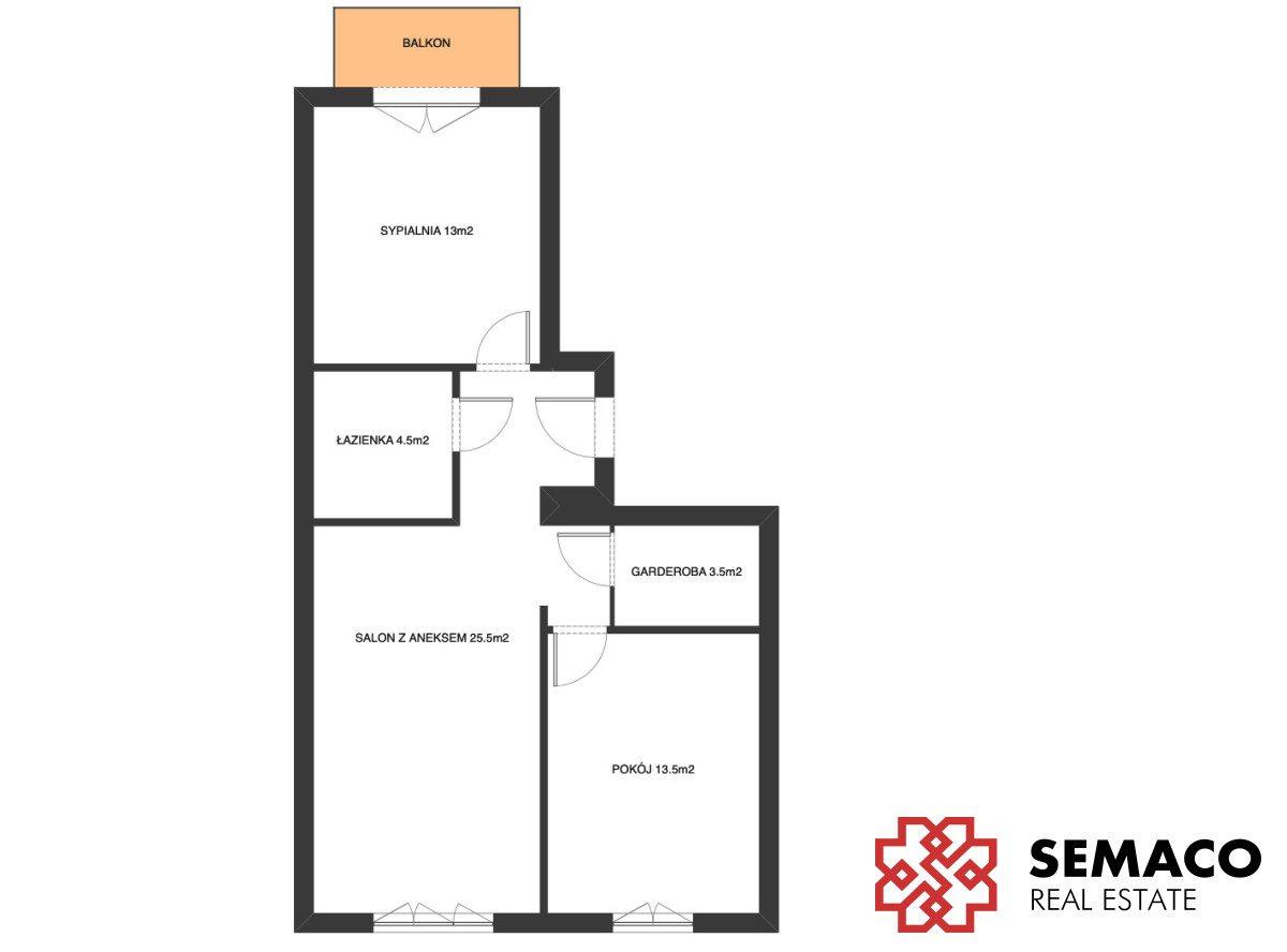 Przestronny Apartament 58 m² w centrum miasta - zdjęcie 14