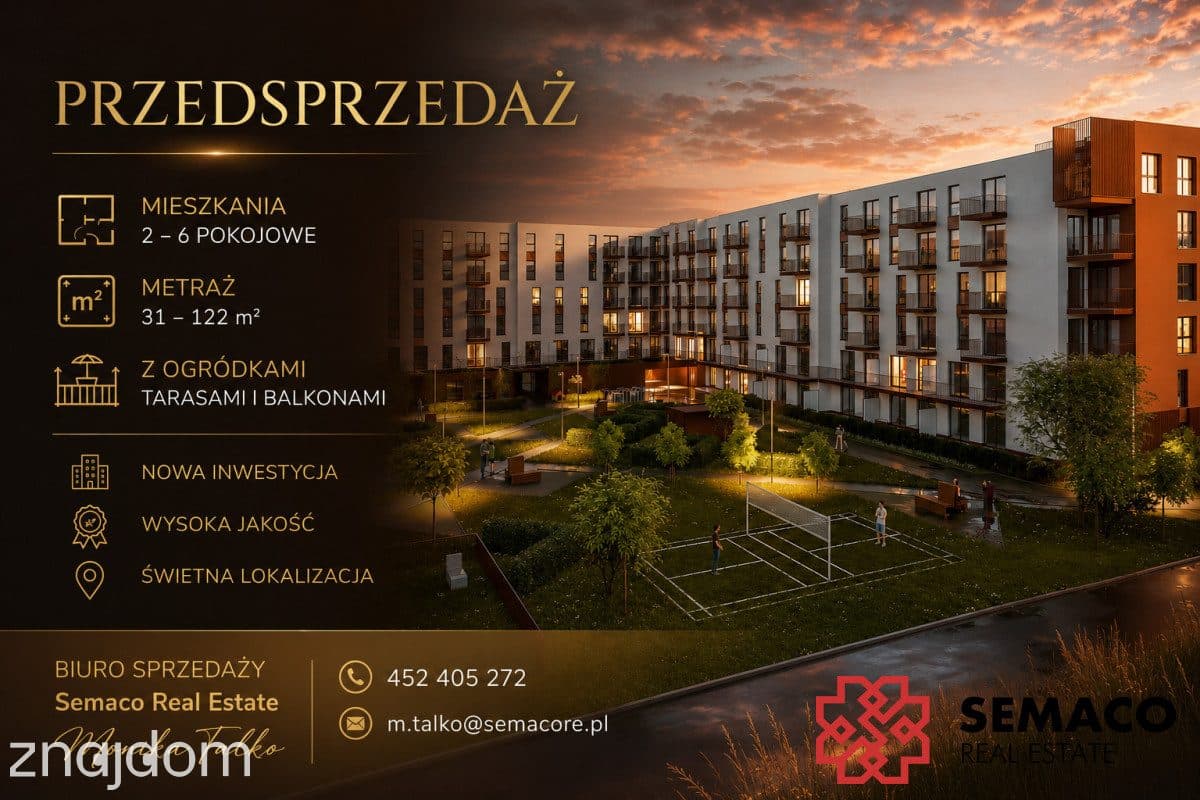 5 pokoi/Przedsprzedaż/Czyżyny/ nowa inwestycja