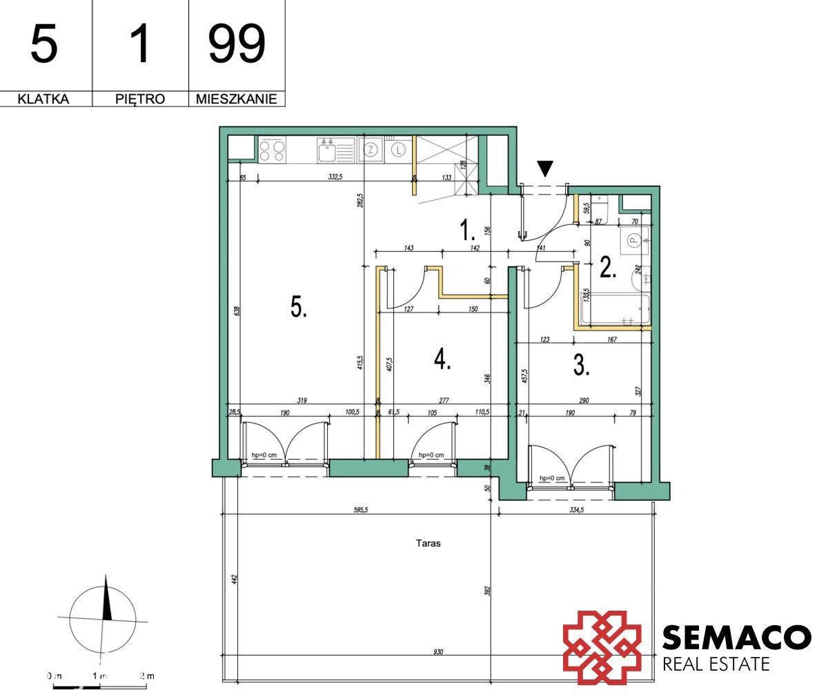 Przedsprzedaż, 3-pokoje, taras, 57 m², 1 piętro - zdjęcie 10