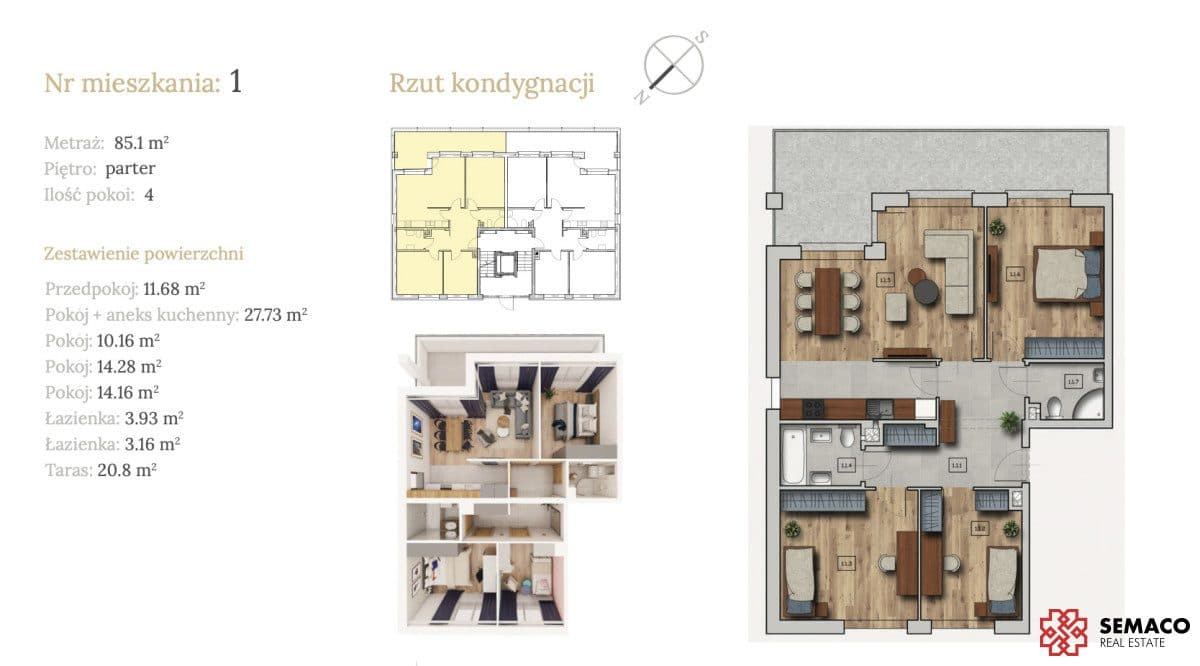 Rabat 46 000 zł | 3 pokoje - Gotowa Inwestycja - zdjęcie 6