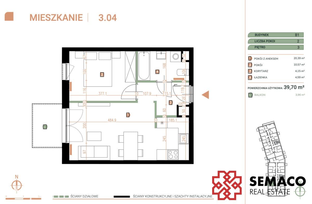 Oferta promocyjna 2 pokoje | Świetna lokalizacja - zdjęcie 5
