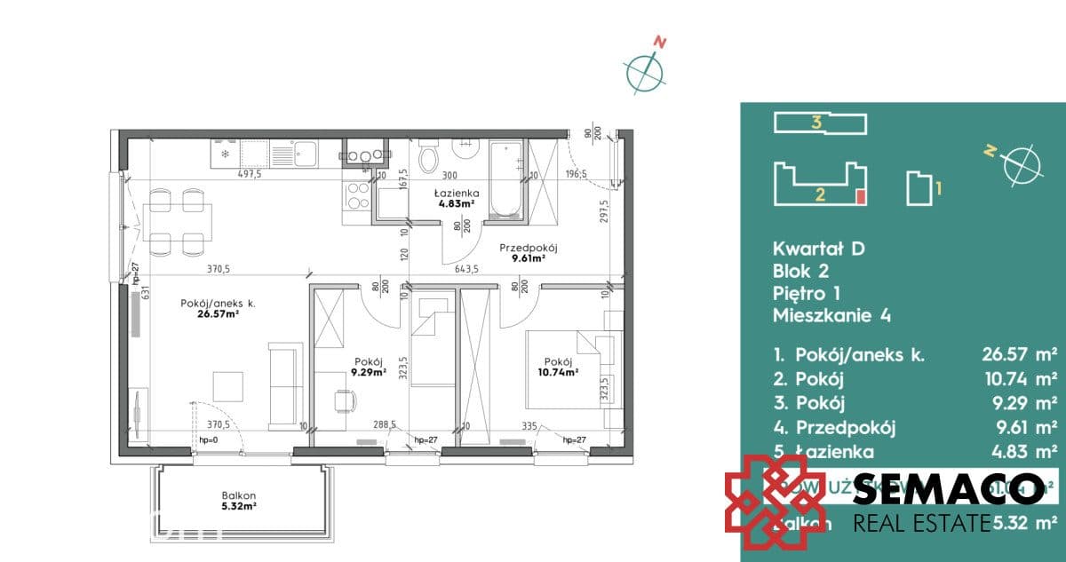 3 pok/balkon/bez prowizji/Prądnik Biały - zdjęcie 9