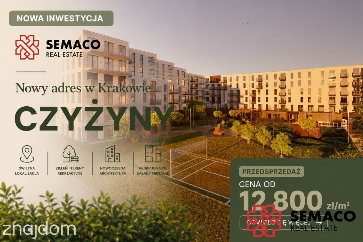 Nowa inwestycja/Czyżyny/bez PCC/bez prowizji
