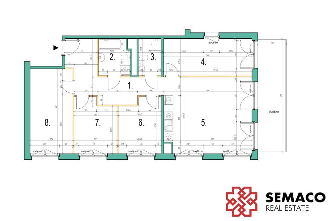 5 pokoi/duży balkon/Przedsprzedaż/Tomickiego - zdjęcie 2