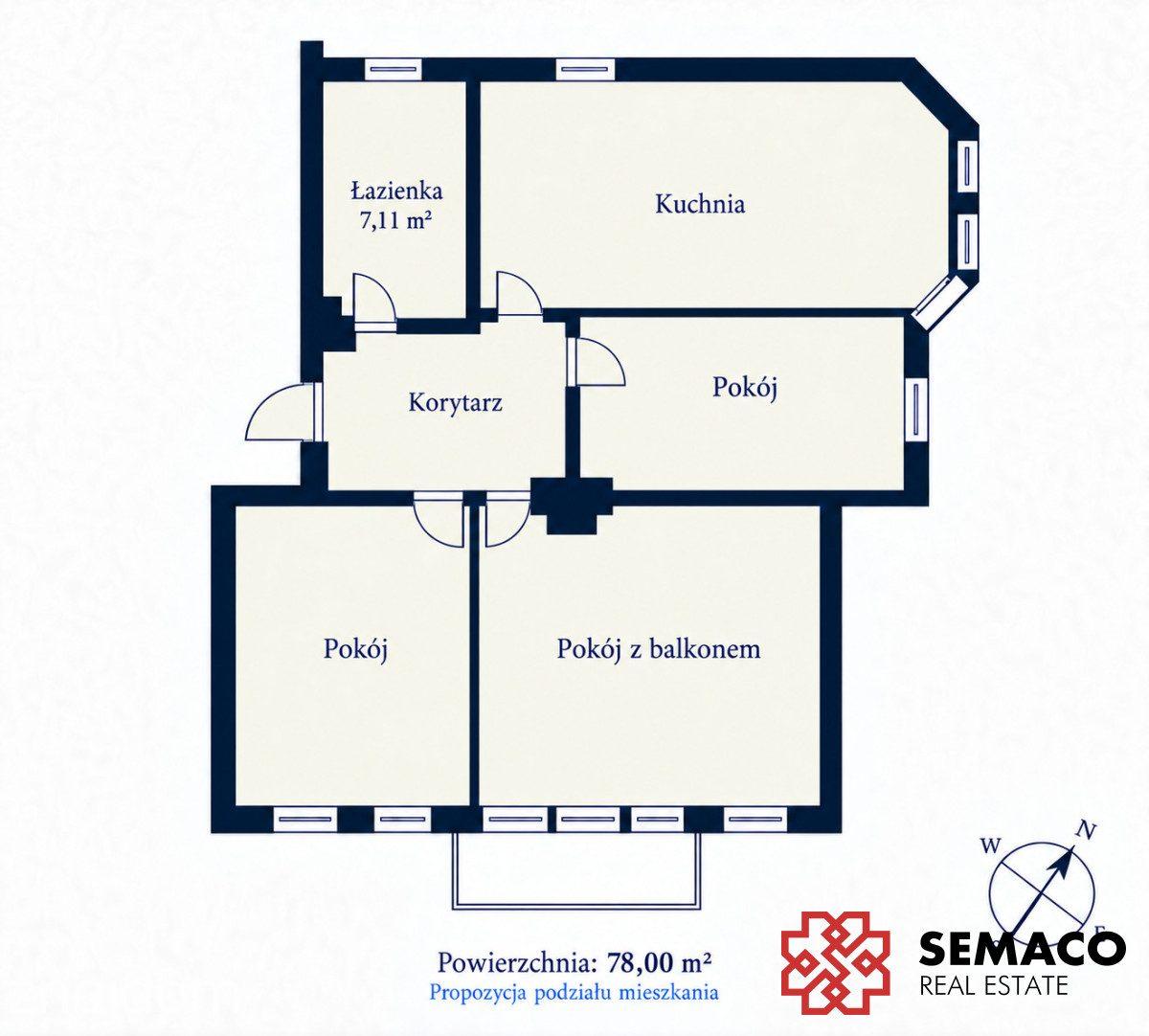78 m²/Możliwość 3 pokoi/Balkon i parking - zdjęcie 20