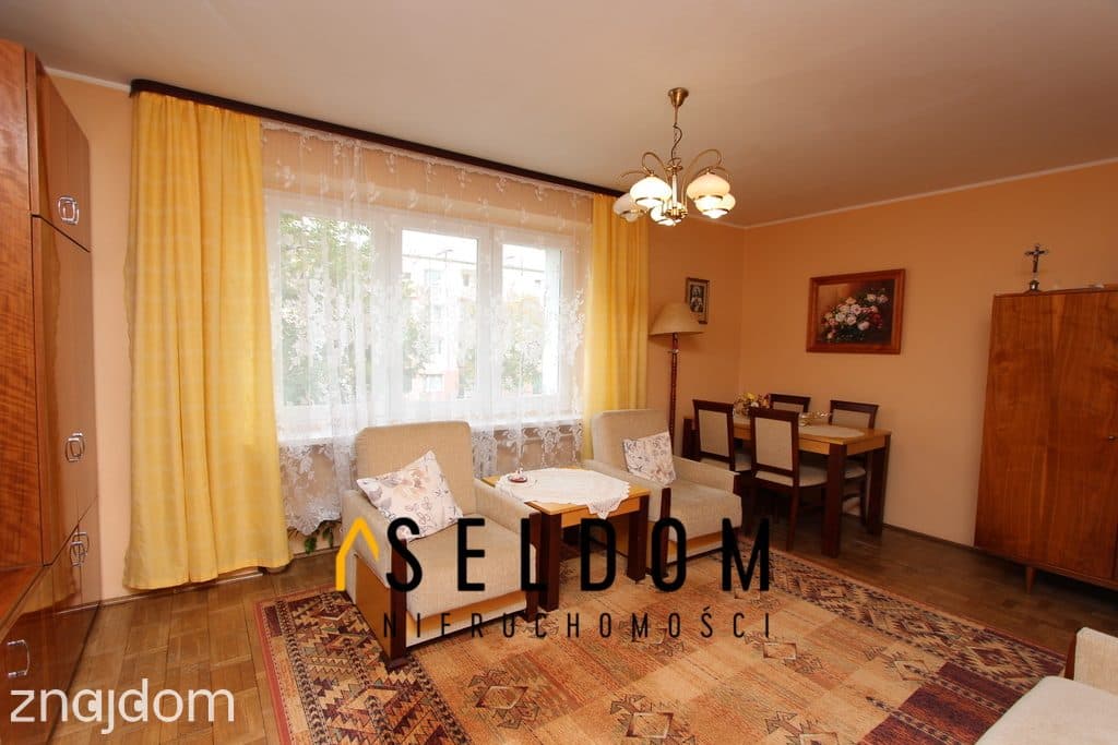 Mieszkanie w centrum Konina, 51 m2, 2 pokoje, rozkładowe