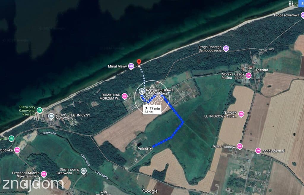Nadmorska działka 1900 m² w Pleśnej - zdjęcie 2