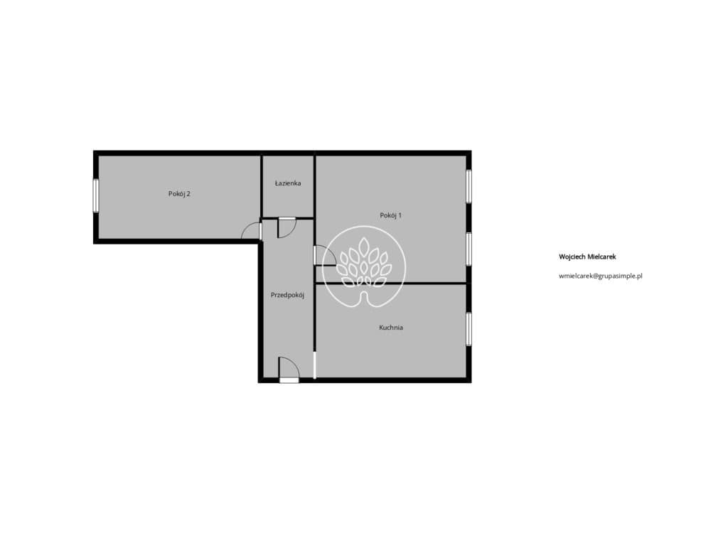 Przestronne mieszkanie 43m² w kamienicy, Bydgoszcz - zdjęcie 10