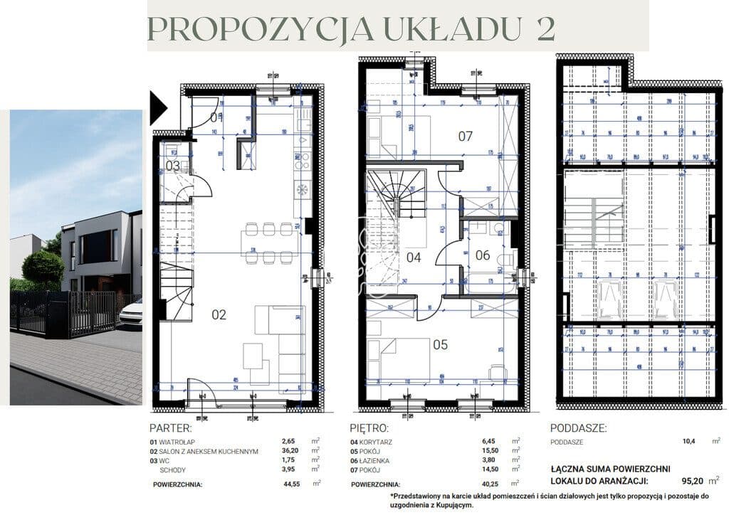 Dom w Łochowie w cenie mieszkania-0%PROWIZJI - zdjęcie 2
