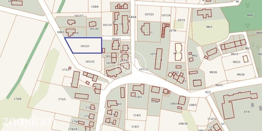 Działka w centrum Sicienka, 2347 m2 - zdjęcie 2