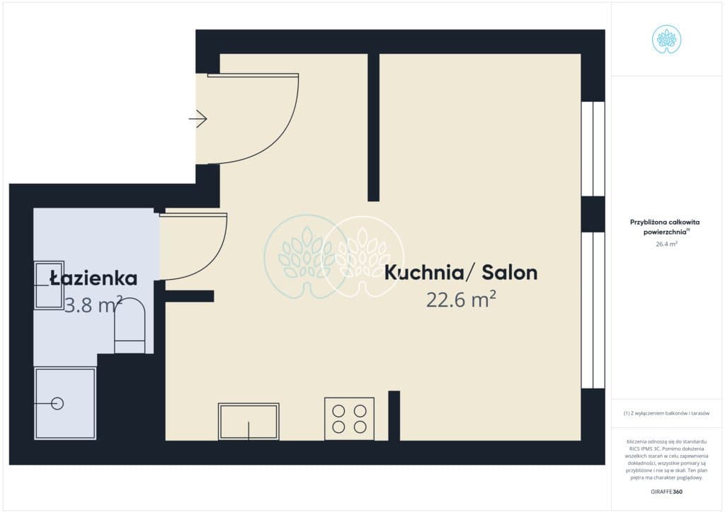 Gotowa kawalerka do zamieszkania - zdjęcie 2
