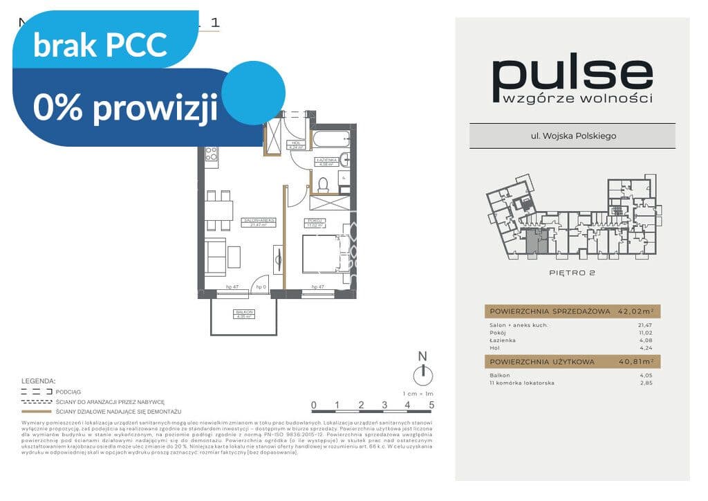 Poczuj "Pulse" miasta, Wzgórze Wolności-0%PROWIZJI